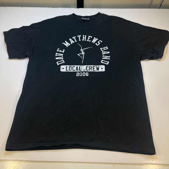 DAVE MATTHEWS BAND Vintage Local Crew Concert Tour T Shirt Sz Mens L - Picture 3 of 4